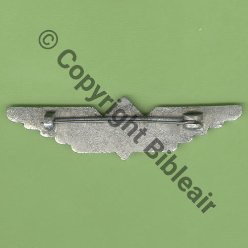 FAFI  4eRgt INF AIR puis CORPS FRANC de AIR VALIN de la VAISSIERE Alu HDR Fab LOC Eping bascule Dos irreg 1945 75x20mm Src.Y.GENTY 173Eur(x3) 